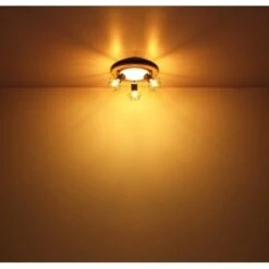 Globo LED-Deckenleuchte Priska 5-flammig Schwarz Matt 450 X 450 X 225 Mm -Globo Lighting 9007371433391 3749 S 09