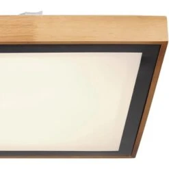 Globo LED-Deckenleuchte Bruno 1-flammig Schwarz Matt 390 X 390 X 90 Mm -Globo Lighting 9007371433469 3749 CU 02