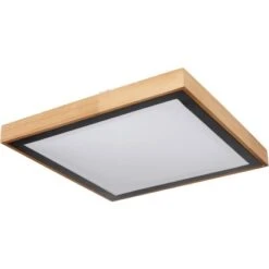 Globo LED-Deckenleuchte Bruno 1-flammig Schwarz Matt 390 X 390 X 90 Mm -Globo Lighting 9007371433469 3749 S 02