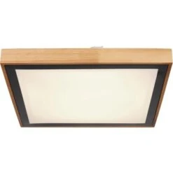 Globo LED-Deckenleuchte Bruno 1-flammig Schwarz Matt 390 X 390 X 90 Mm -Globo Lighting 9007371433469 3749 S 03