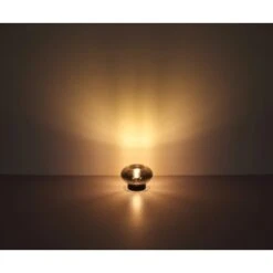 Globo Tischlampe Shaun 1-flammig Schwarz Matt-Rauchfarben 180 X 125 Mm -Globo Lighting 9007371433483 3749 S 03
