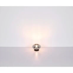 Globo Tischlampe Shaun 1-flammig Schwarz Matt-Rauchfarben 180 X 125 Mm -Globo Lighting 9007371433483 3749 S 04