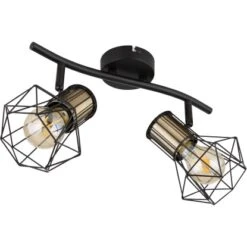 Globo Strahler Priska 2-flammig Schwarz Matt 340 X 130 X 190 Mm 15 Globo Strahler Priska 2-flammig Schwarz Matt 340 X 130 X 190 Mm -Globo Lighting 9007371433643 3749 S 03