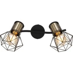 Globo Strahler Priska 2-flammig Schwarz Matt 340 X 130 X 190 Mm 17 Globo Strahler Priska 2-flammig Schwarz Matt 340 X 130 X 190 Mm -Globo Lighting 9007371433643 3749 S 06