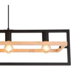 Globo Pendelleuchte Erica 4-flammig Dunkelbraun 980 X 200 X 1500 Mm -Globo Lighting 9007371433711 3749 CU 01