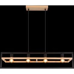 Globo Pendelleuchte Erica 4-flammig Dunkelbraun 980 X 200 X 1500 Mm -Globo Lighting 9007371433711 3749 S 05