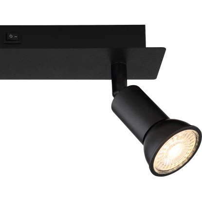 Globo Strahler Drew 2-flammig Schwarz Matt 250 X 60 X 90 Mm 11 Globo Strahler Drew 2-flammig Schwarz Matt 250 X 60 X 90 Mm – Bild 9