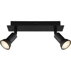 Globo Strahler Drew 2-flammig Schwarz Matt 250 X 60 X 90 Mm 14 Globo Strahler Drew 2-flammig Schwarz Matt 250 X 60 X 90 Mm -Globo Lighting 9007371433773 3749 S 03