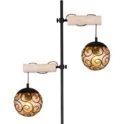 Globo Stehlampe Ma X I 2-flammig Schwarz Matt 510 X 250 X 1680 Mm 22 Globo Stehlampe Ma X I 2-flammig Schwarz Matt 510 X 250 X 1680 Mm -Globo Lighting 9007371433841 3749 CU 02
