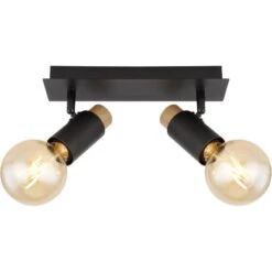 Globo Strahler Matti 2-flammig Schwarz Matt 295 X 80 X 145 Mm 16 Globo Strahler Matti 2-flammig Schwarz Matt 295 X 80 X 145 Mm -Globo Lighting 9007371433872 3749 S 04