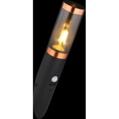 Globo Außenleuchte Mit Bewegungsmelder Boston 1-flg. Schwarz-Rauchfarb. 7,6x41cm -Globo Lighting 9007371433926 3749 S 02