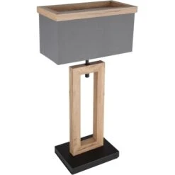 Globo Tischlampe Ossi 1-flammig Schwarz Matt 300 X 150 X 550 Mm -Globo Lighting 9007371433940 3749 S 02