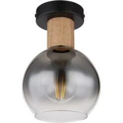 Globo Deckenleuchte Moitas 1-flammig Schwarz Matt-Rauchfarben 150 X 220 Mm 11 Globo Deckenleuchte Moitas 1-flammig Schwarz Matt-Rauchfarben 150 X 220 Mm -Globo Lighting 9007371433971 3749 S 03