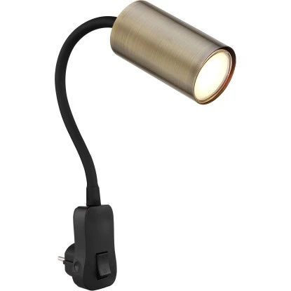 Globo Wandlampe Robby 1-flammig Schwarz Matt 55 X 430 Mm 4 Globo Wandlampe Robby 1-flammig Schwarz Matt 55 X 430 Mm – Bild 2