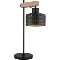 Globo Tischlampe Rielly 1-flammig Schwarz Matt 310 X 180 X 550 Mm -Globo Lighting 9007371434145 3749 S 03