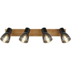 Globo Strahler Claude 4-flammig Dunkelbraun-Rauchfarben 500 X 70 X 155 Mm -Globo Lighting 9007371434213 3749 S 06