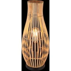 Globo Tischlampe Laglio 1-flammig Naturfarben 195 X 475 Mm 13 Globo Tischlampe Laglio 1-flammig Naturfarben 195 X 475 Mm -Globo Lighting 9007371434220 3749 S 02