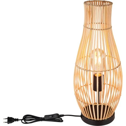 Globo Tischlampe Laglio 1-flammig Naturfarben 195 X 475 Mm 7 Globo Tischlampe Laglio 1-flammig Naturfarben 195 X 475 Mm – Bild 5