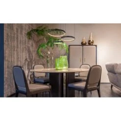 Globo LED-Pendelleuchte Halli 1-flammig Schwarz Matt 767 X 503 X 1500 Mm