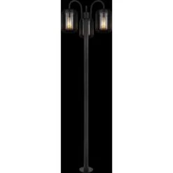 Globo Außenleuchte 3-flammig Schwarz Matt 485 X 1800 Mm 13 Globo Außenleuchte 3-flammig Schwarz Matt 485 X 1800 Mm -Globo Lighting 9007371435180 3749 S 02