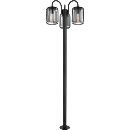 Globo Außenleuchte 3-flammig Schwarz Matt 485 X 1800 Mm 5 Globo Außenleuchte 3-flammig Schwarz Matt 485 X 1800 Mm – Bild 3