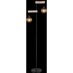 Globo Stehlampe Paulo 2-flammig Schwarz Matt 480 X 250 X 1680 Mm -Globo Lighting 9007371435234 3749 6