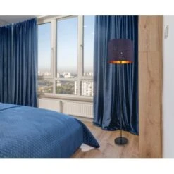 Globo Stehlampe 1-flammig Schwarz Matt 400 X 1600 Mm