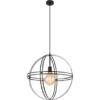 Globo Pendelleuchte 1-flammig Schwarz Matt 500 X 1200 Mm -Globo Lighting 9007371435265 3749 3