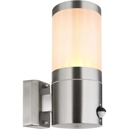 Globo Außenleuchte 1-flammig Silber Glänzend 10,2 Cm X 24,5 Cm 4 Globo Außenleuchte 1-flammig Silber Glänzend 10,2 Cm X 24,5 Cm – Bild 2