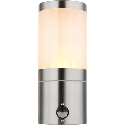 Globo Außenleuchte 1-flammig Silber Glänzend 10,2 Cm X 24,5 Cm 5 Globo Außenleuchte 1-flammig Silber Glänzend 10,2 Cm X 24,5 Cm – Bild 3