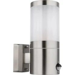 Globo Außenleuchte 1-flammig Silber Glänzend 10,2 Cm X 24,5 Cm
