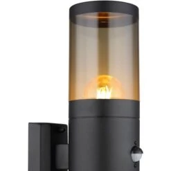 Globo Außenleuchte 2-flammig Schwarz Matt 10,2 Cm X 42 Cm -Globo Lighting 9007371435289 3749 CU 01