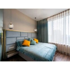 Globo Pendelleuchte 1-flammig Schwarz Matt-Rauchfarben 250 X 1200 Mm