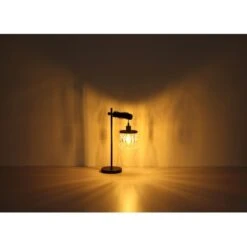 Globo Stehlampe Comma 2-flammig Schwarz-Gold 510 X 250 X 1680 Mm -Globo Lighting 9007371436071 3749 S 06