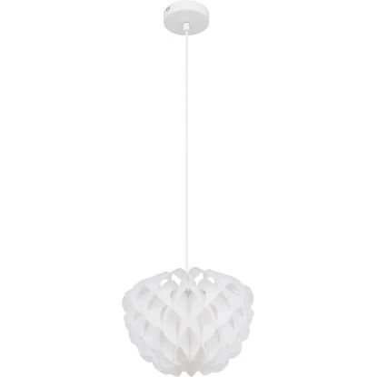 Globo Pendelleuchte Irene 1-flammig Weiß 260 X 1200 Mm 5 Globo Pendelleuchte Irene 1-flammig Weiß 260 X 1200 Mm – Bild 3