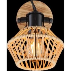 Globo Strahler Valli 1-flammig Dunkelbraun 160 X 220 Mm -Globo Lighting 9007371436354 3749 S 05