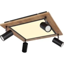 Globo LED-Deckenleuchte Ulla 5-flammig Schwarz Matt 450 X 450 X 130 Mm -Globo Lighting 9007371436507 3749 S 06