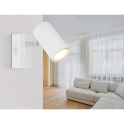 Globo Strahler Robby 1-flammig Weiß 70 X 100 Mm