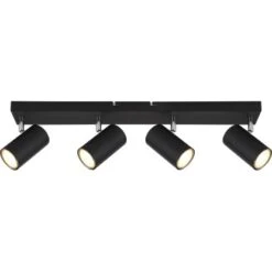 Globo Strahler Robby 4-flammig Schwarz Matt 560 X 60 X 120 Mm -Globo Lighting 9007371436538 3749 S 03