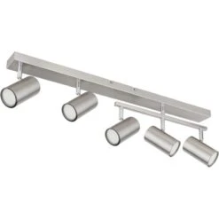 Globo Strahler Robby 5-flammig Nickel Matt 700 X 350 X 170 Mm -Globo Lighting 9007371436576 3749 S 02