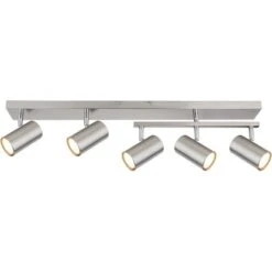 Globo Strahler Robby 5-flammig Nickel Matt 700 X 350 X 170 Mm -Globo Lighting 9007371436576 3749 S 03