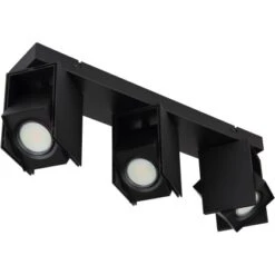 Globo Strahler Rory 3-flammig Schwarz Matt 434 X 84 X 157 Mm -Globo Lighting 9007371436804 3749 S 02