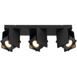 Globo Strahler Rory 3-flammig Schwarz Matt 434 X 84 X 157 Mm -Globo Lighting 9007371436804 3749 S 03