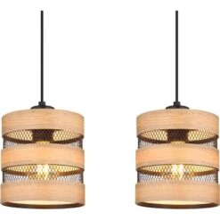 Globo Pendelleuchte Soeni 3-flammig Schwarz Matt 750 X 180 X 1200 Mm -Globo Lighting 9007371436835 3749 CU 01