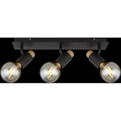 Globo Strahler Matti 3-flammig Schwarz Matt 485 X 80 X 145 Mm -Globo Lighting 9007371436873 3749 S 05