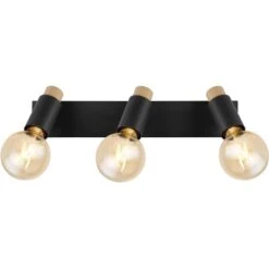 Globo Strahler Matti 3-flammig Schwarz Matt 485 X 80 X 145 Mm -Globo Lighting 9007371436873 3749 S 06