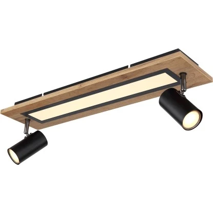 Globo LED-Deckenleuchte Ulla 3-flammig Schwarz Matt 600 X 150 X 180 Mm 4 Globo LED-Deckenleuchte Ulla 3-flammig Schwarz Matt 600 X 150 X 180 Mm – Bild 2