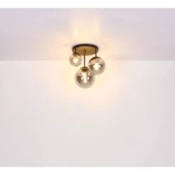 Globo Pendelleuchte Joel 3-flammig Schwarz Matt-Rauchfarben 520 X 800 Mm 13 Globo Pendelleuchte Joel 3-flammig Schwarz Matt-Rauchfarben 520 X 800 Mm -Globo Lighting 9007371437665 3749 S 04