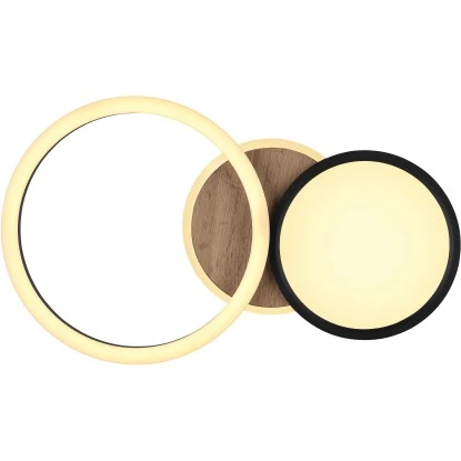 Globo LED-Deckenleuchte Sid 1-flammig Schwarz Matt 515 X 300 X 105 Mm 6 Globo LED-Deckenleuchte Sid 1-flammig Schwarz Matt 515 X 300 X 105 Mm – Bild 4