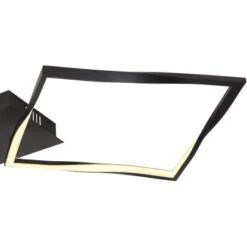 Globo LED-Deckenleuchte 1-flammig Schwarz Matt 865 X 400 X 88 Mm 13 Globo LED-Deckenleuchte 1-flammig Schwarz Matt 865 X 400 X 88 Mm -Globo Lighting 9007371437740 3749 6
